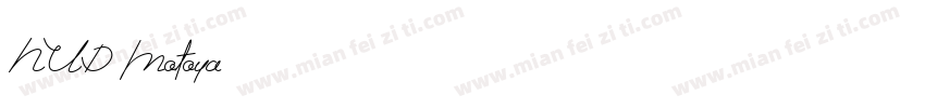 NUD Motoya桑体字体转换